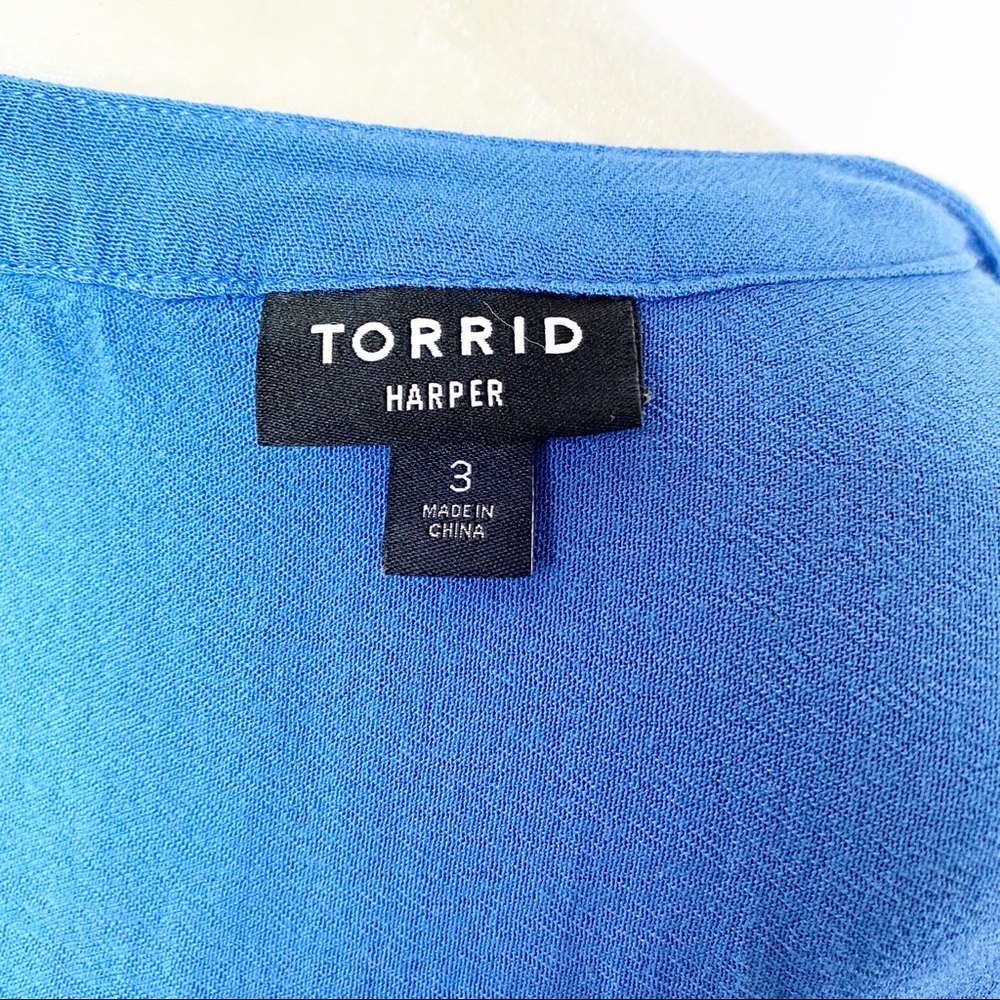 Torrid Harper Button Down Loop Sleeveless Blouse - image 6